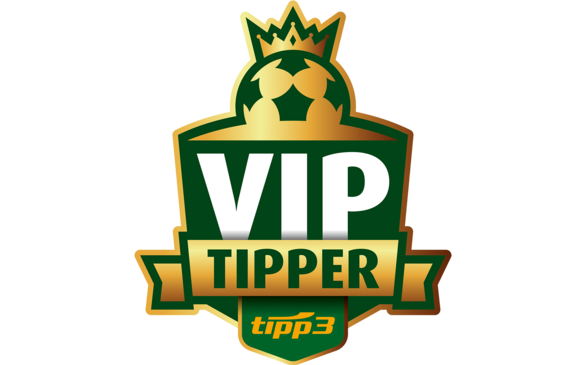 tipp3 vip tipper logo in gruen und gold